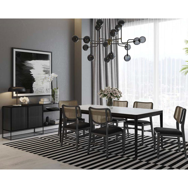 Deimos Smoke Grey Glass & Brass Chandelier - Chandelier Detail | Bone & Brass