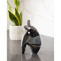 Deity Sculpture - Detail View | Bone & Brass