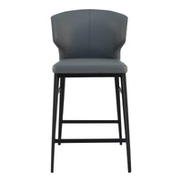 Delaney Counter Stool Grey - Stool Detail | Bone & Brass