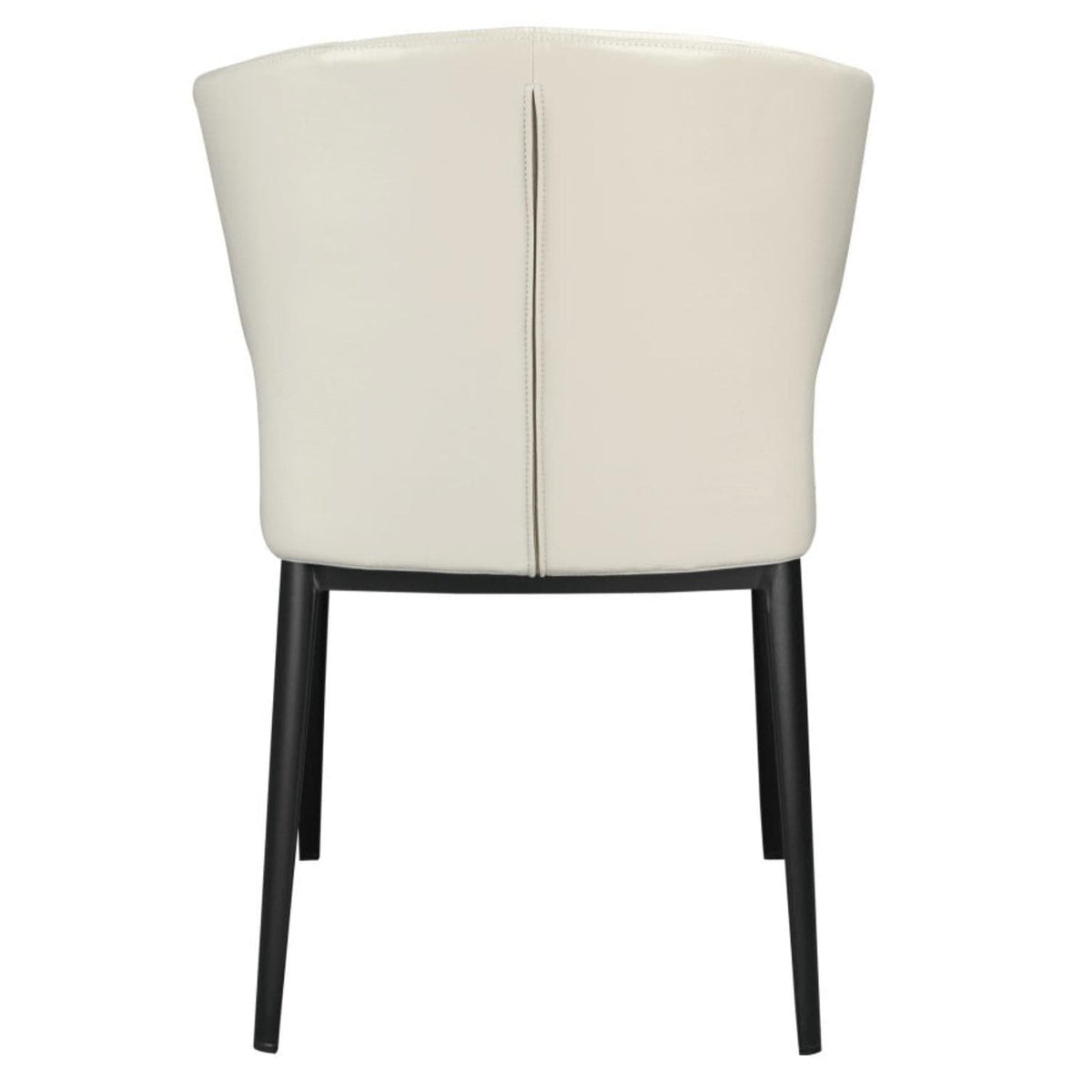 Delaney Side Chair Beige, Set 2 - Chair Upholstery Detail | Bone & Brass