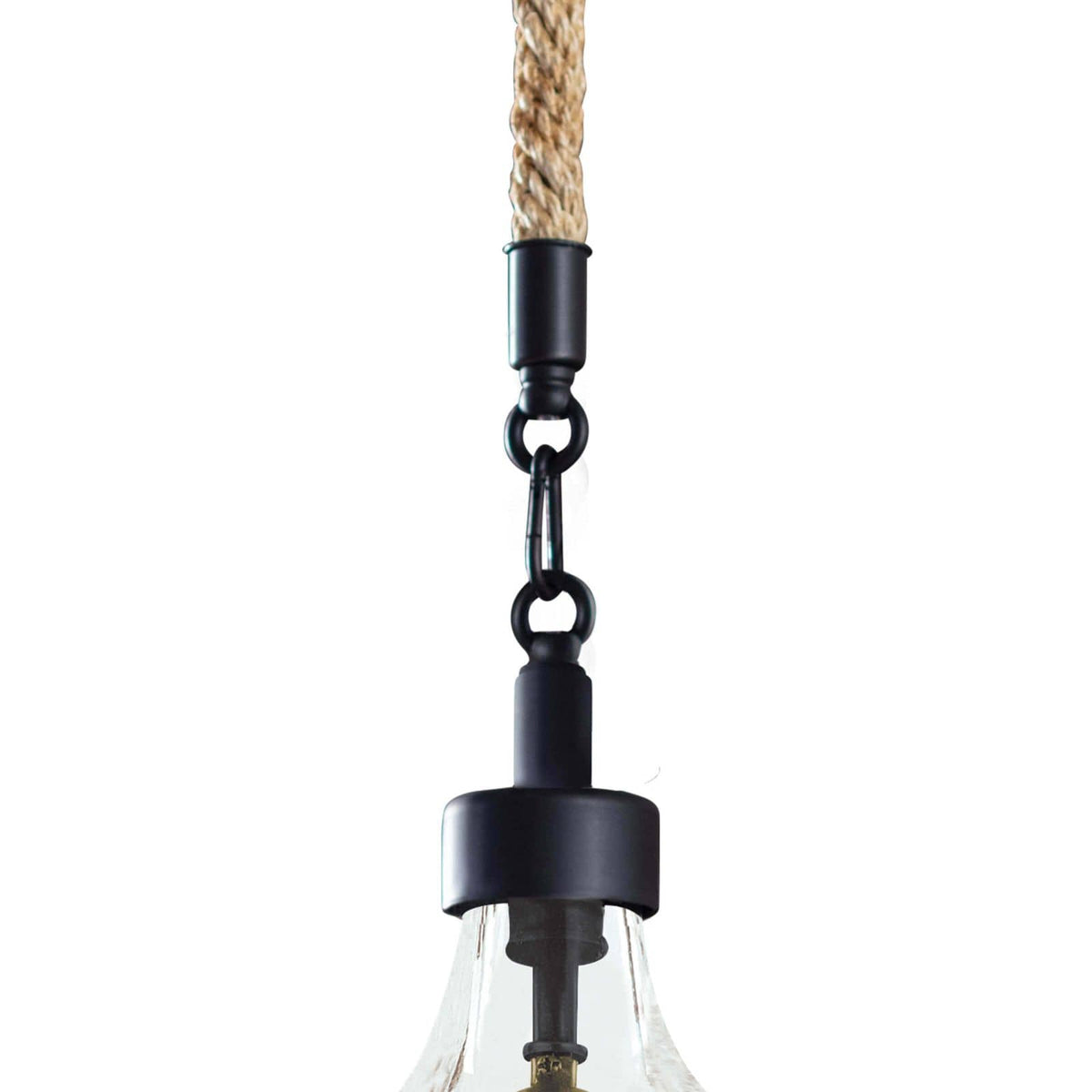 Demi John Pendant Small - Pendant Installed | Bone & Brass