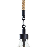 Demi John Pendant Small - Pendant Installed | Bone & Brass