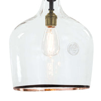 Demi John Pendant Small - Pendant Close Up | Bone & Brass