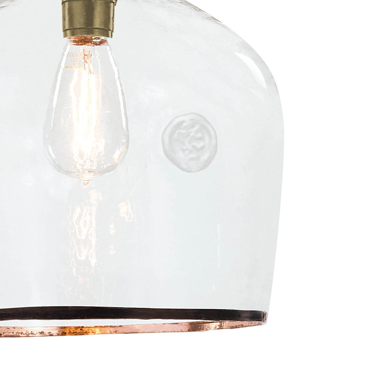 Demi John Pendant Small - Pendant View | Bone & Brass