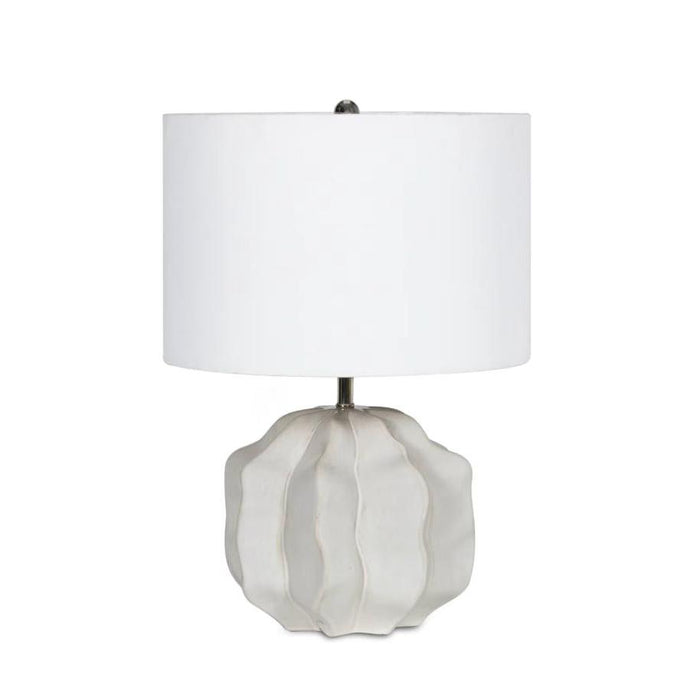 Destin Ceramic Mini Lamp - Ivory | Bone & Brass