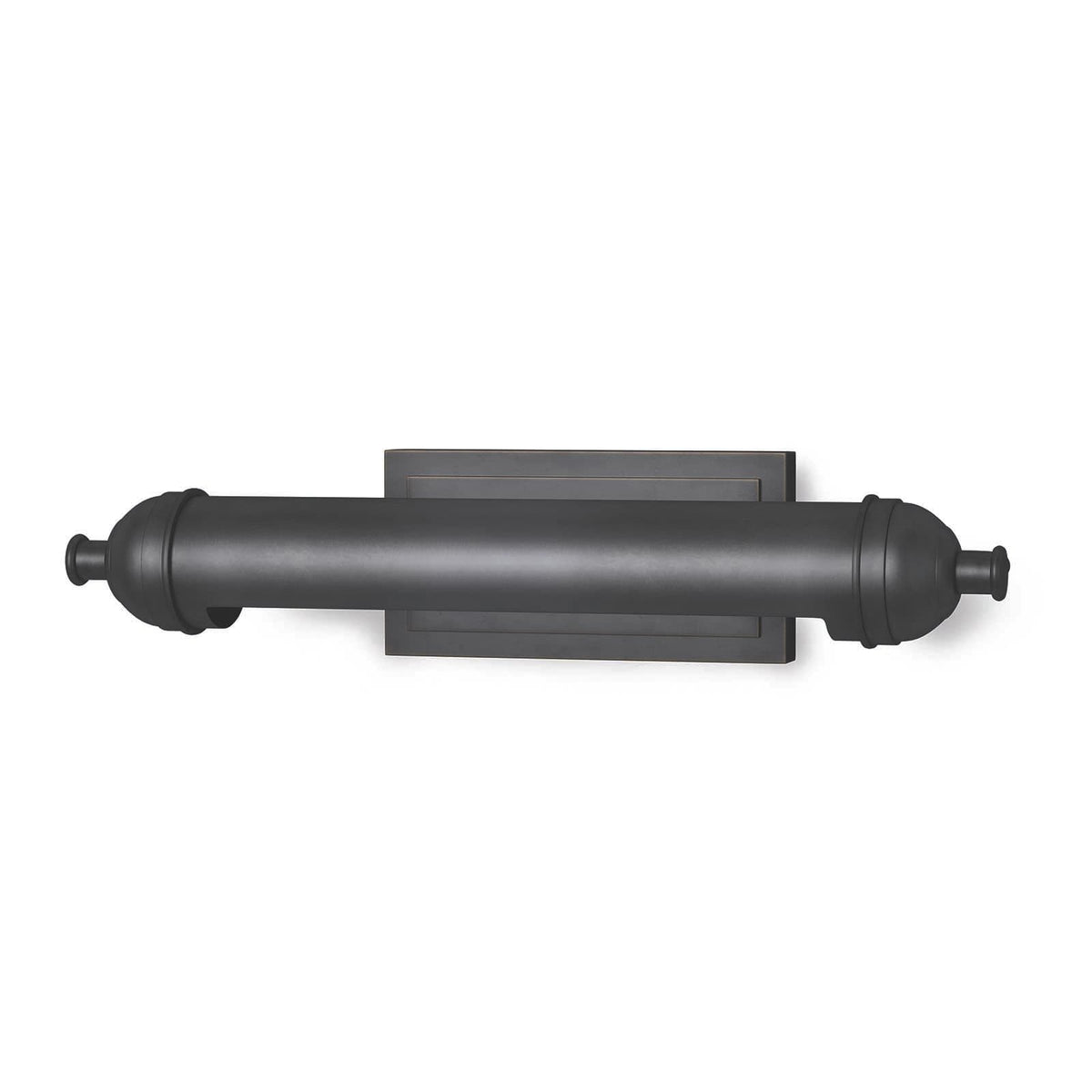 Devon Small Picture Light in oil rubbed bronze, a sleek, modern fixture with a cylindrical body.