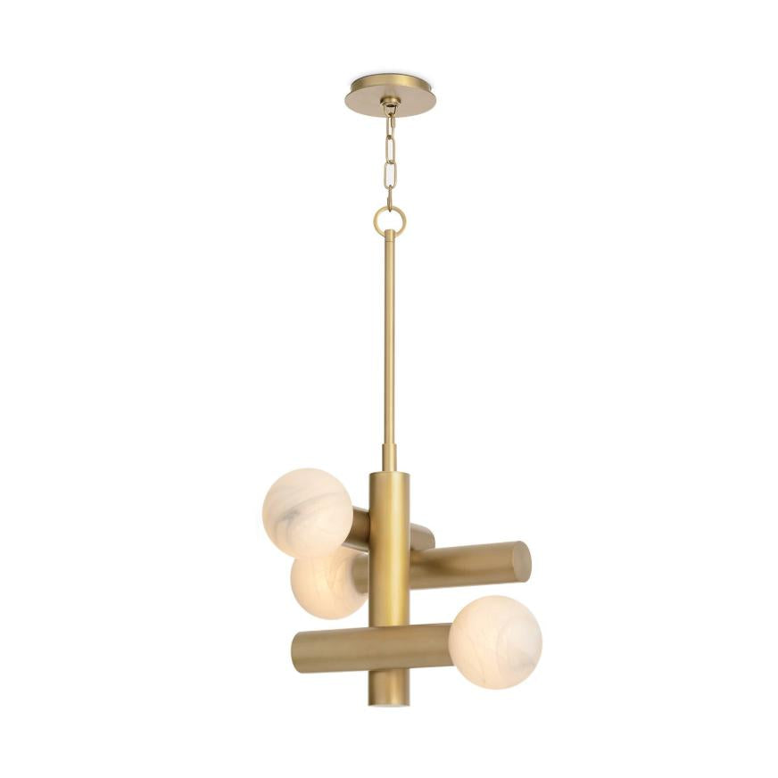 Dion Brass Pendant | Bone & Brass