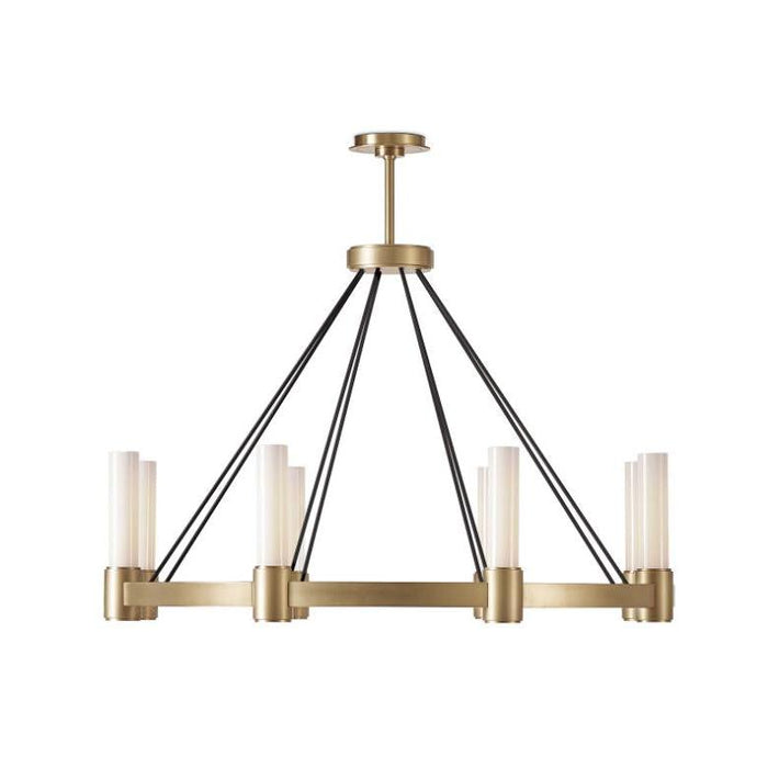 Dixon Chandelier - Natural Brass | Bone & Brass