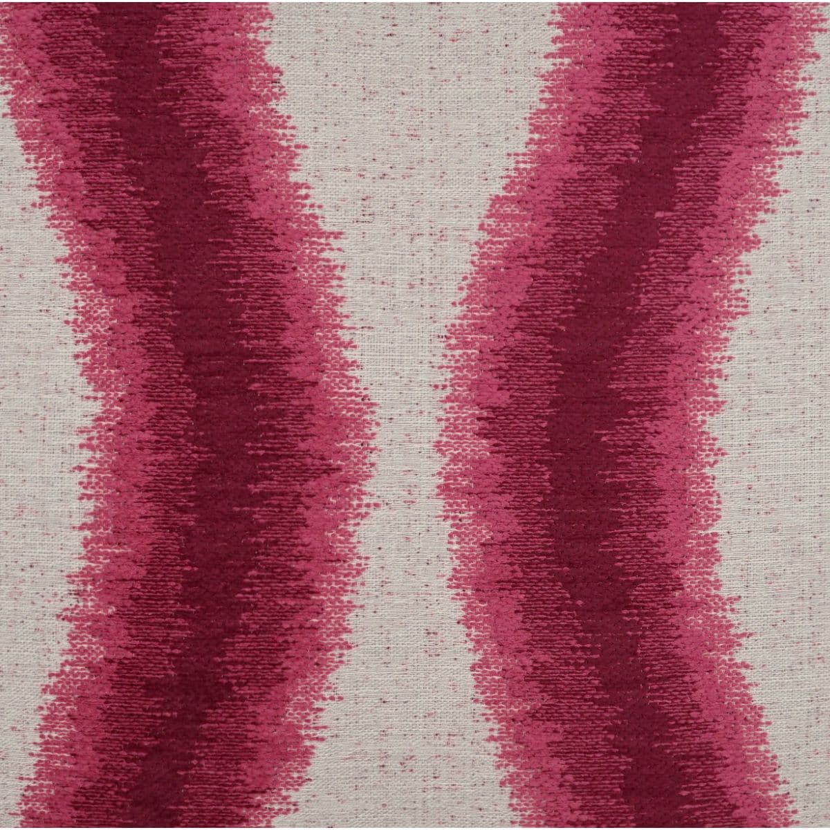 Dollande Fuschia Throw Pillow with textured vertical stripes on a light background.