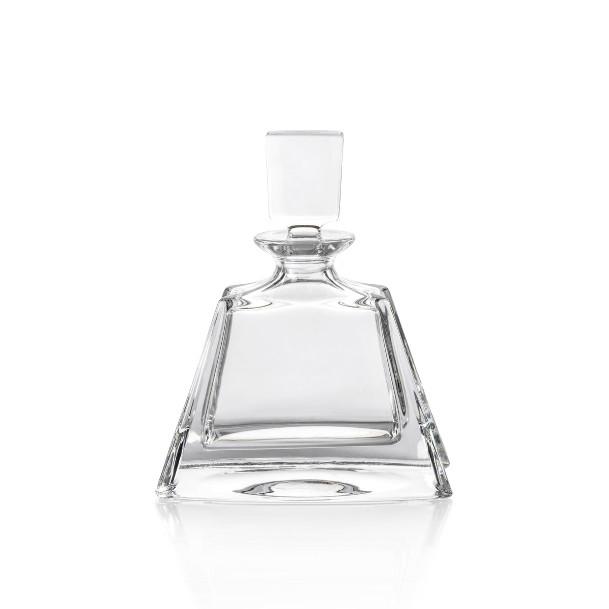 Donovan Crystal Glass Decanter, Small | Bone & Brass