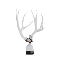 Double Large Geode Decorative Antler Bottle - Bottle View | Bone & Brass