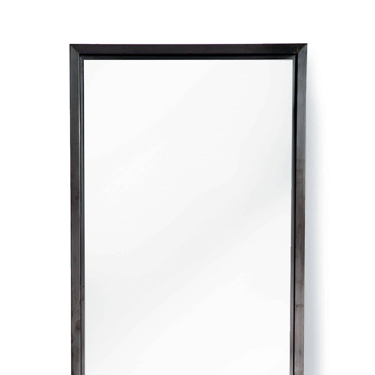 Dressing Room Mirror Steel - Mirror Detail | Bone & Brass