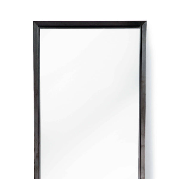 Dressing Room Mirror Steel - Mirror Detail | Bone & Brass