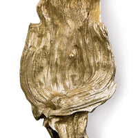 Driftwood Sconce Antique Gold Leaf - Sconce View | Bone & Brass