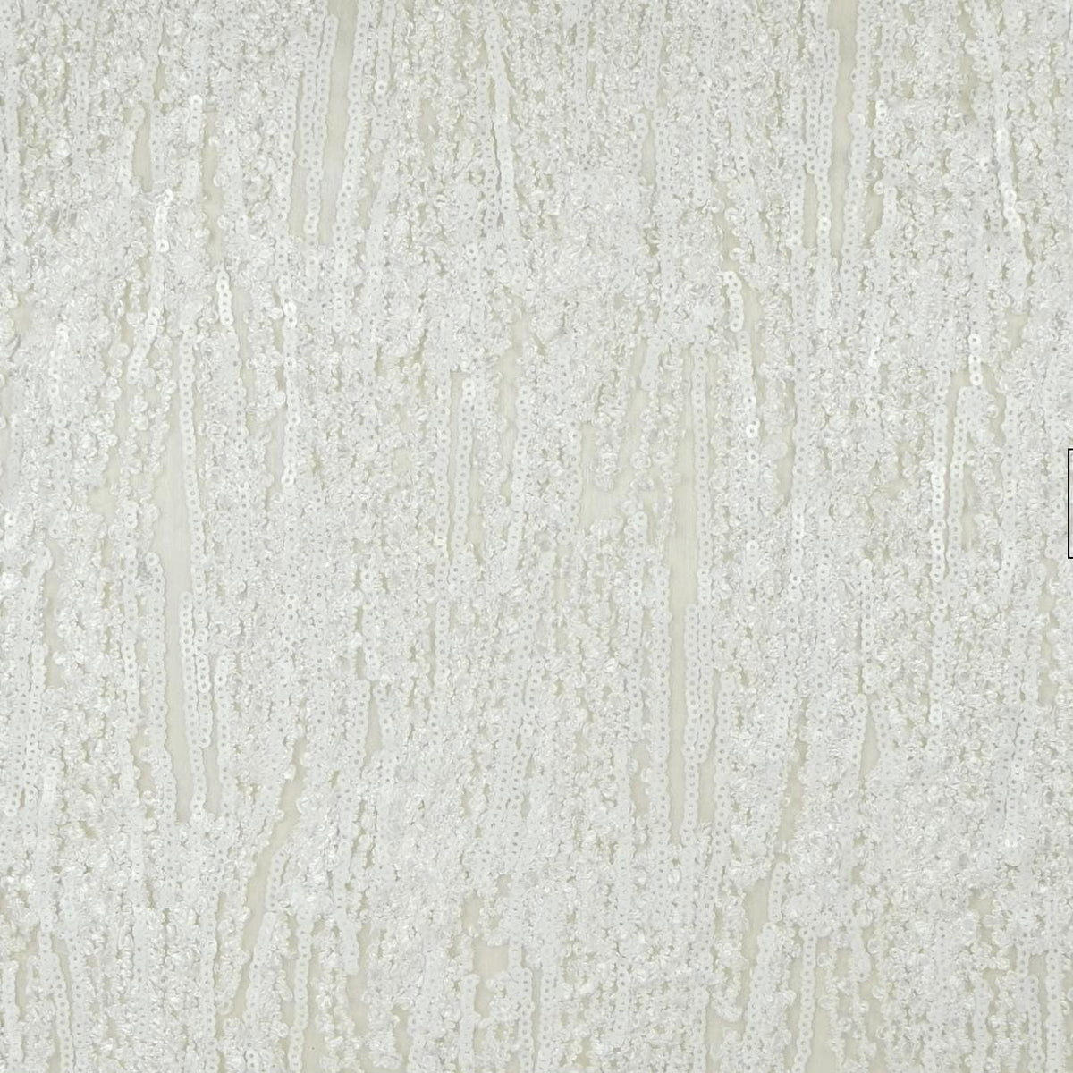 Dripping Ivory Sequined Throw Pillow - Pillow Detail | Bone & Brass