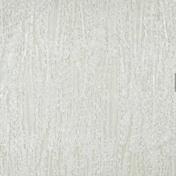 Dripping Ivory Sequined Throw Pillow - Pillow Detail | Bone & Brass