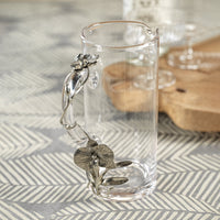 Durbin Orchid Pewter & Glass Pitcher - Pitcher Detail | Bone & Brass
