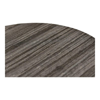 Dusk Black & White Marble Accent Table - Table Top View | Bone & Brass
