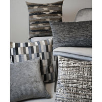 Dynamix Graphite Throw Pillow - Pillow Detail | Bone & Brass