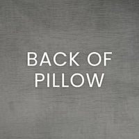 Dynamix Graphite Throw Pillow - Pillow Fabric Detail | Bone & Brass