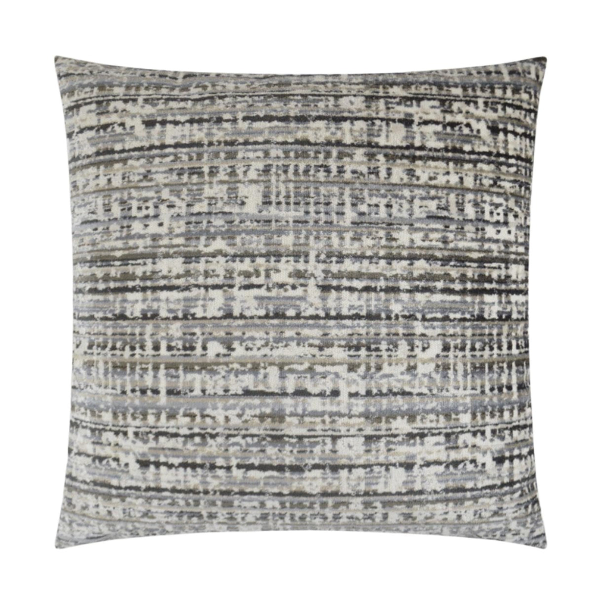 Dynamix Graphite Throw Pillow | Bone & Brass