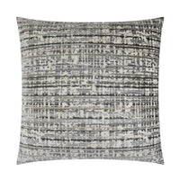Dynamix Graphite Throw Pillow | Bone & Brass
