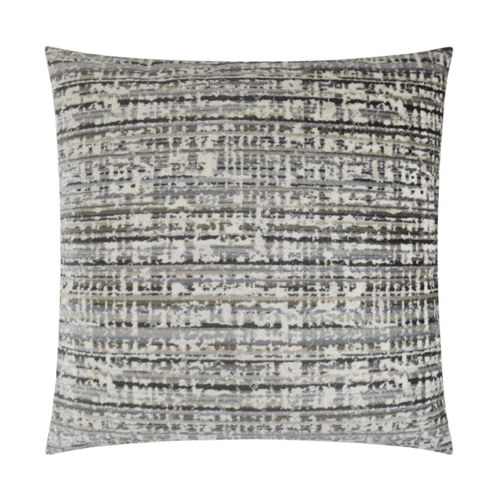 Dynamix Graphite Throw Pillow | Bone & Brass