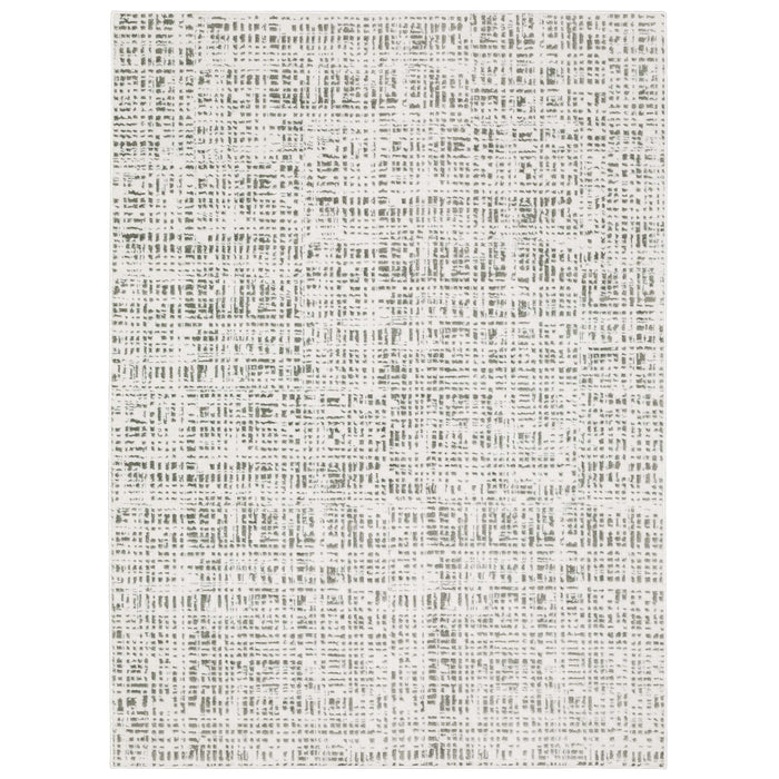 Easton Grey & Blue Casual Rug with textured, modern design and contrasting yarns.