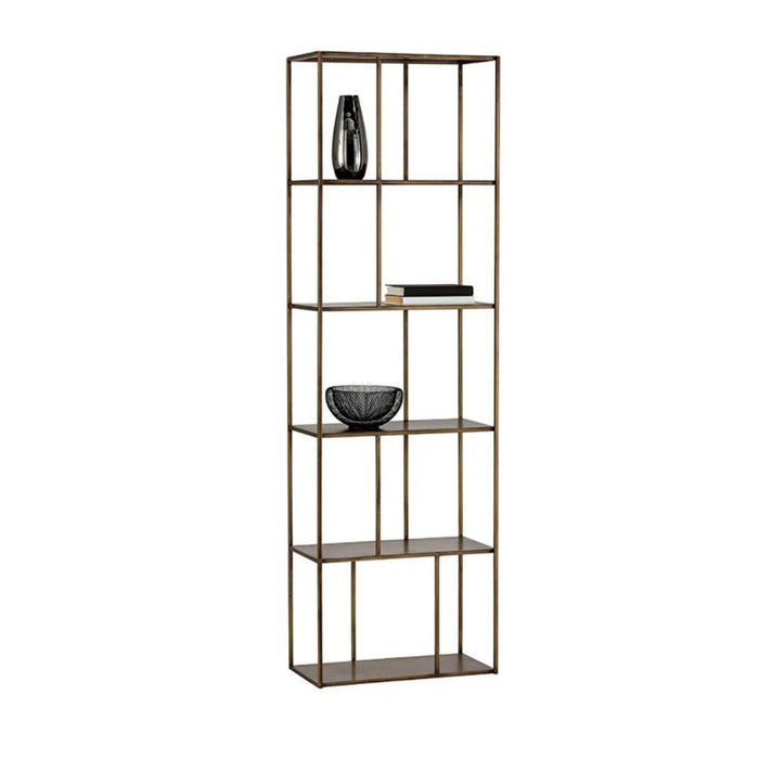 Eiffel Bookcase - Small - Antique Brass | Bone & Brass