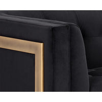 Ekon Sofa - Abbington Black - Sofa Detail | Bone & Brass