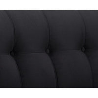 Ekon Sofa - Abbington Black - Sofa View | Bone & Brass