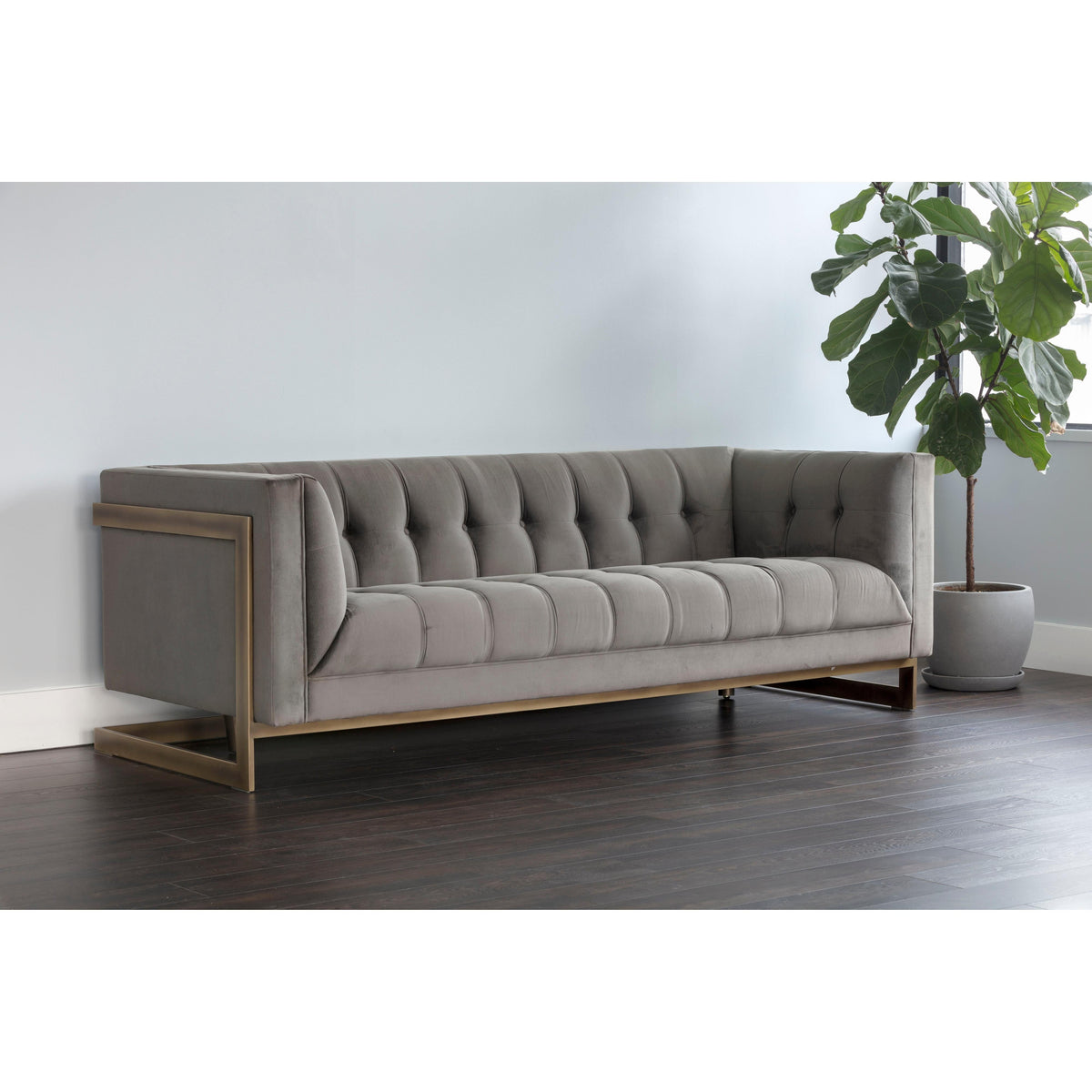 Ekon Sofa - Piccolo Pebble - Sofa Detail | Bone & Brass