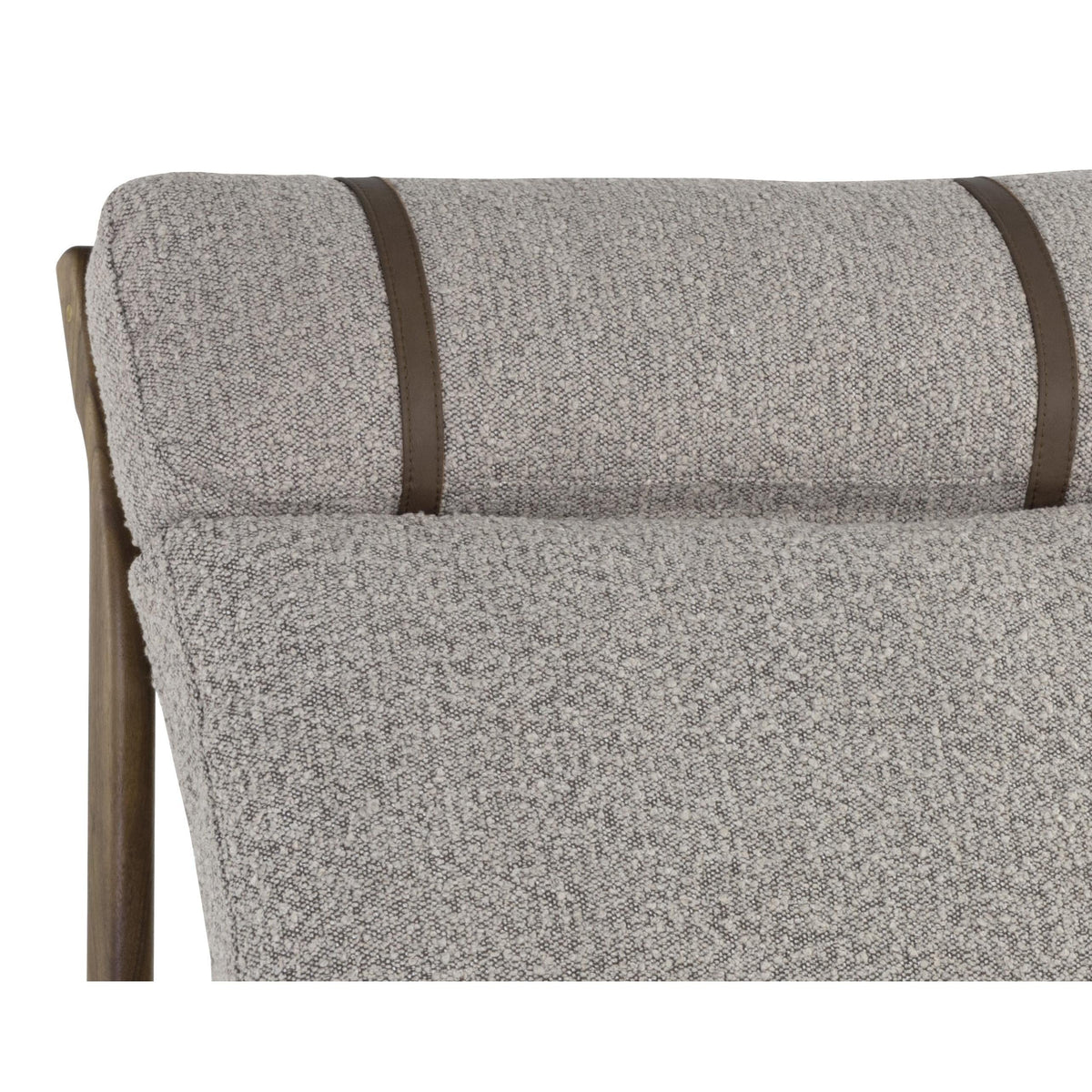 Elanor Lounge Chair - Copenhagen Cappuccino - Chair Upholstery Detail | Bone & Brass