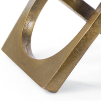 Emil Sculpture Brass - Side View | Bone & Brass