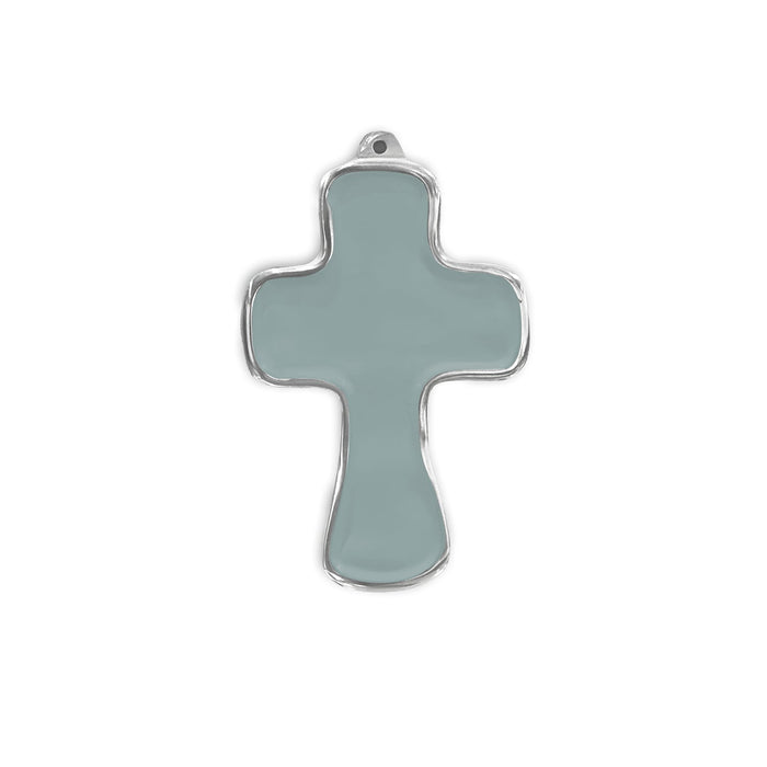 Encanto Athens Cross Ornament (Slate) | Bone & Brass