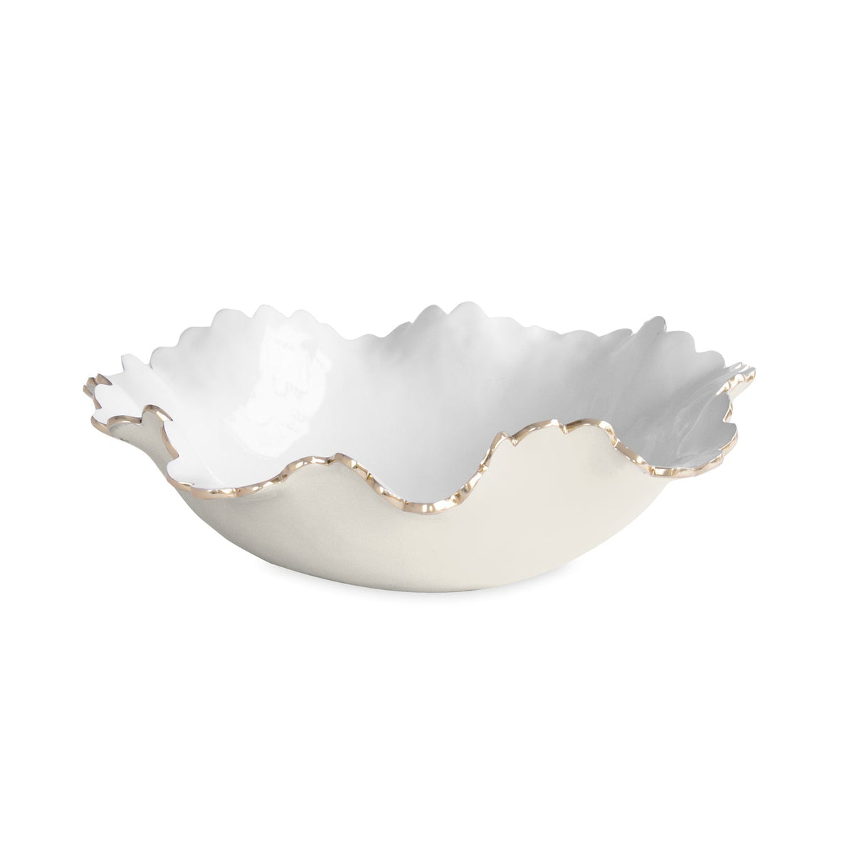Encanto Colette Large Bowl (Cream White) | Bone & Brass