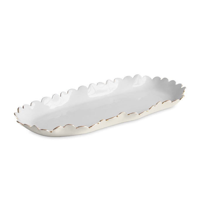Encanto Colette Oblong Tray (Cream White) | Bone & Brass