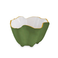 Encanto Onyx Ice Bucket Leaf Green White | Bone & Brass