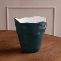 Encanto Soho Large Ice Bucket Midnight - Ice Bucket Handle Detail | Bone & Brass