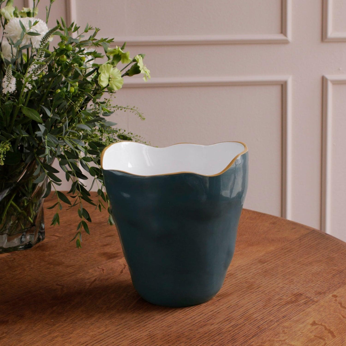 Encanto Soho Large Ice Bucket Midnight - Ice Bucket View | Bone & Brass