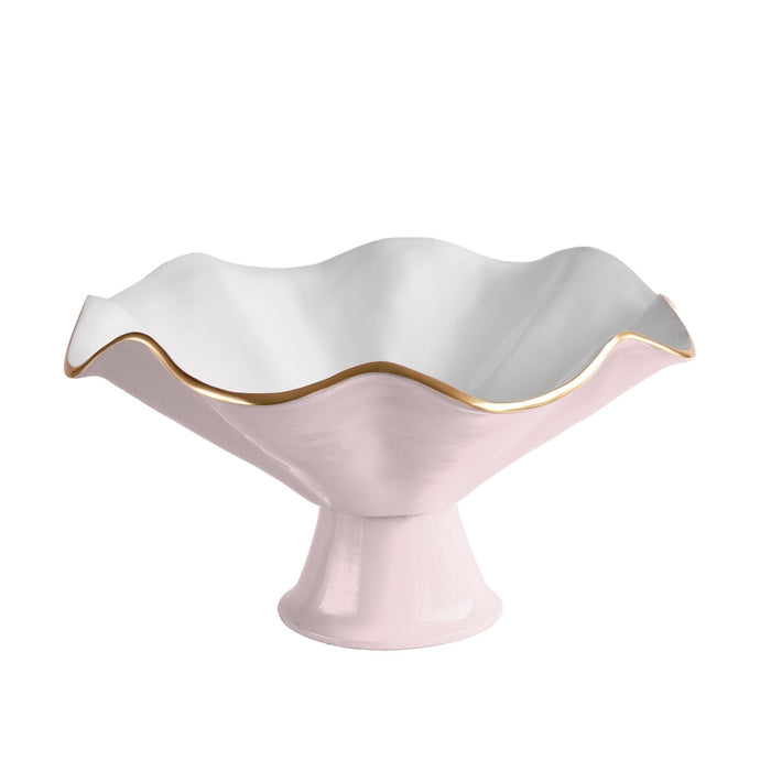 Encanto Vento Pedestal (Camelia White) | Bone & Brass
