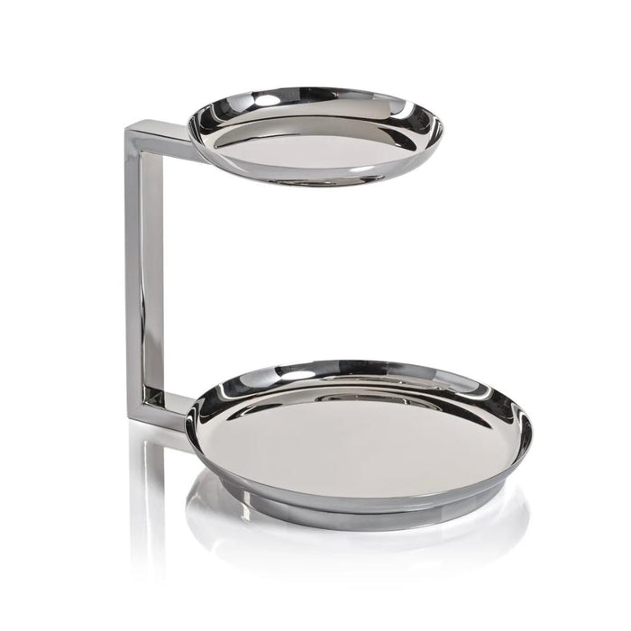 Epicurean 2-Tier Petits-Fours Serving Stand | Bone & Brass