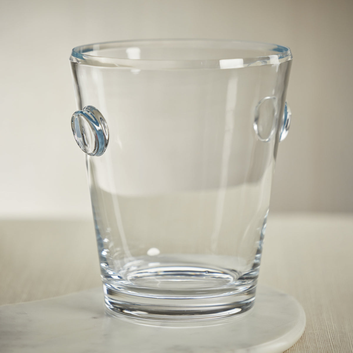 Ermont Beveled Glass Ice Bucket / Cooler - Wine Bucket Detail | Bone & Brass