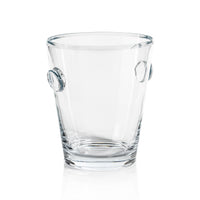 Ermont Beveled Glass Ice Bucket / Cooler - Bucket Handle Detail | Bone & Brass