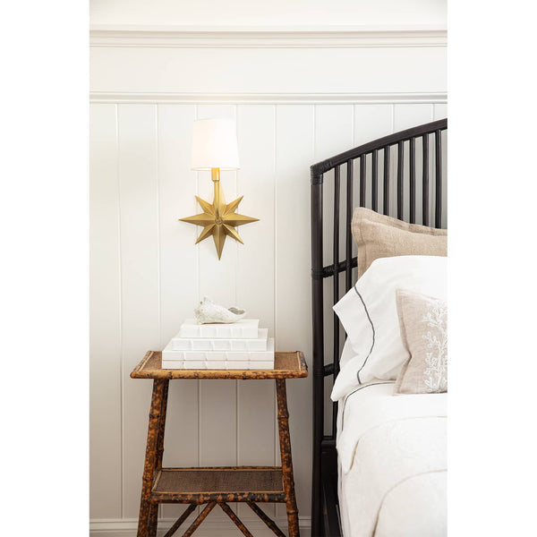 Etoile Sconce Natural Brass - Sconce Detail | Bone & Brass