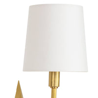Etoile Sconce Natural Brass - Sconce View | Bone & Brass
