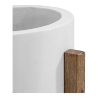 Everest Round Planter Small - Planter Detail | Bone & Brass