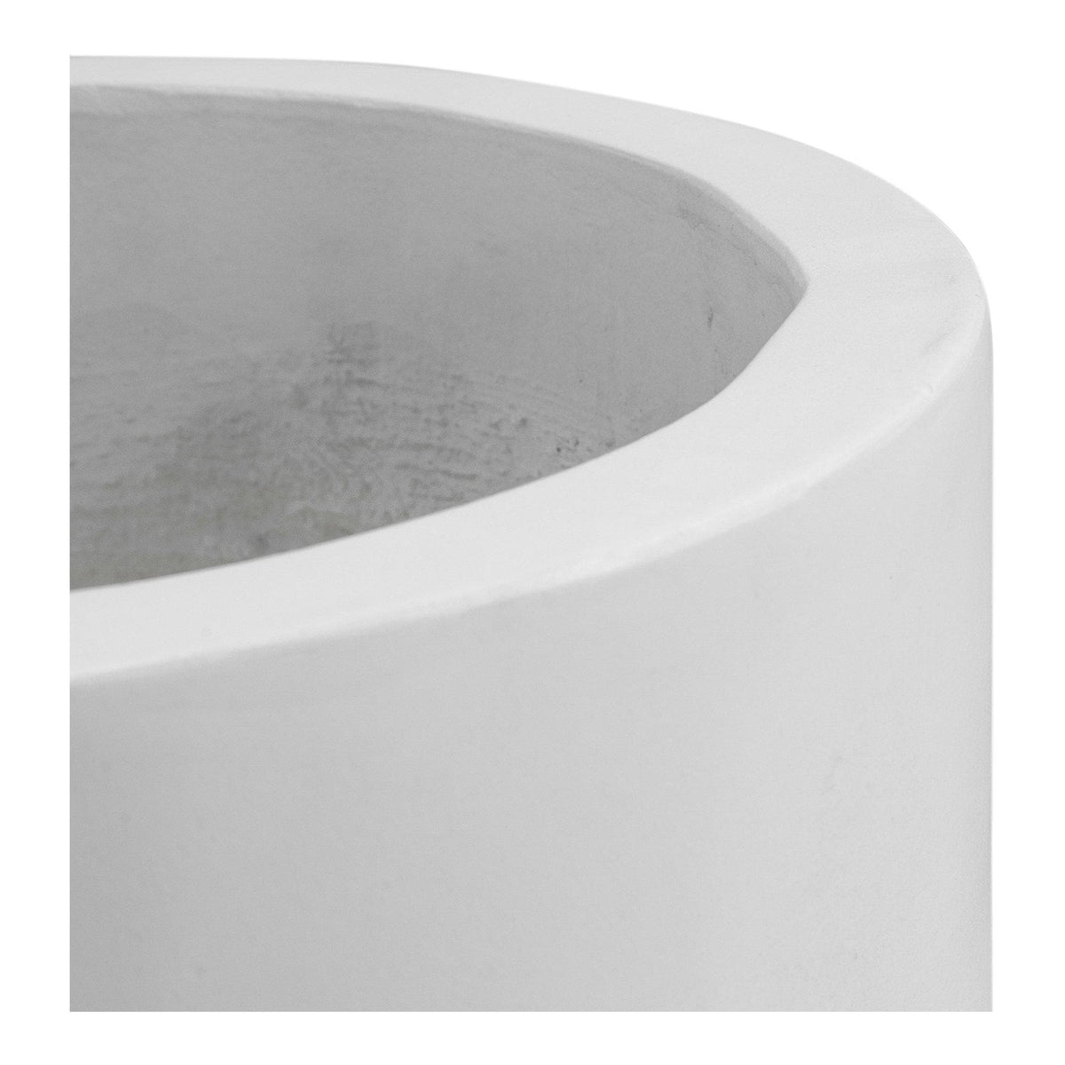 Everest Round Planter Small - Planter Top View | Bone & Brass