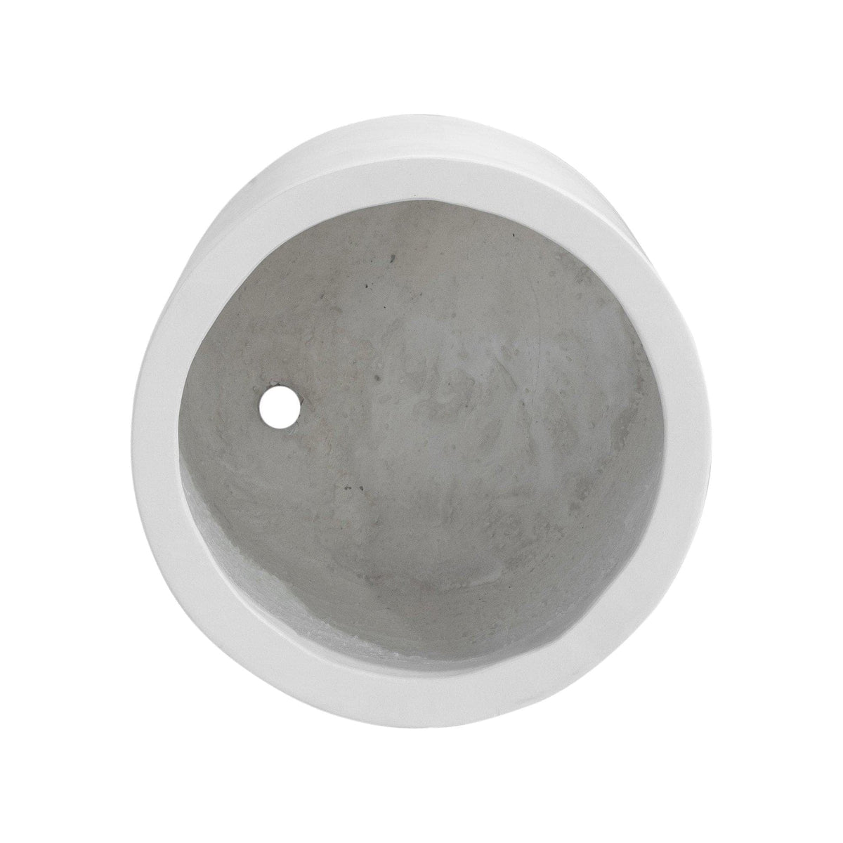 Everest Round Planter Small - Planter View | Bone & Brass