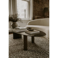 Excelsior Cream Curved Boucle Sofa - Sofa Detail | Bone & Brass